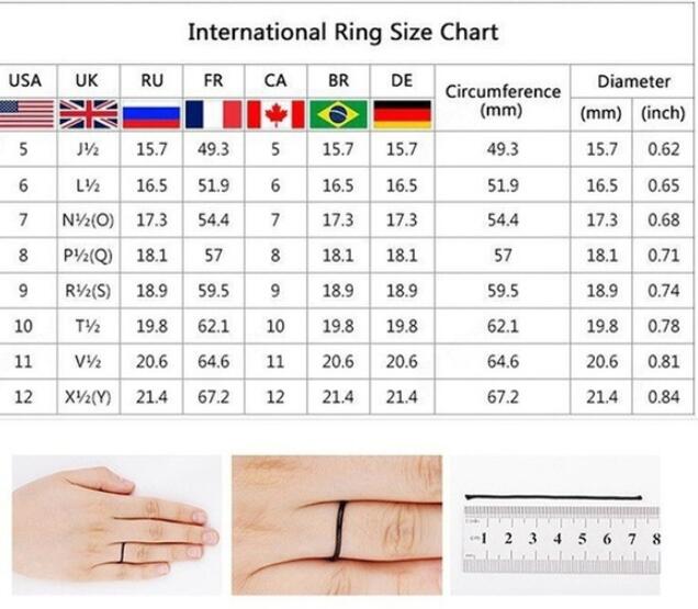 3-Layer Zircon Stone Ring Set