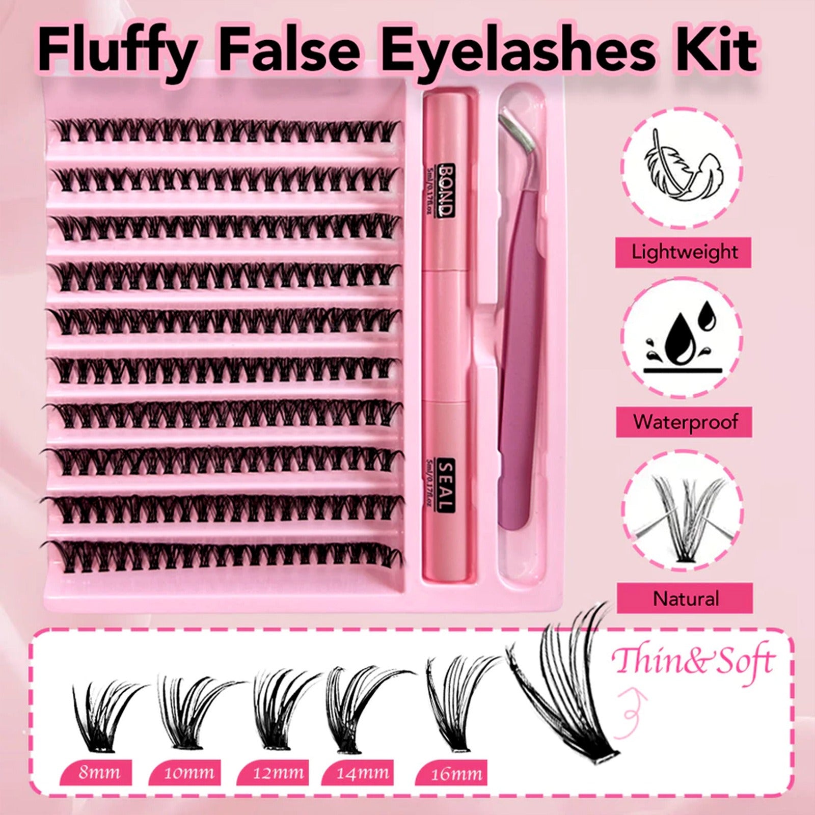 Best-selling Thick-style False Eyelashes 60P