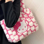 Sac à main en peluche Hello Kitty