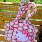 Sac à main en peluche Hello Kitty
