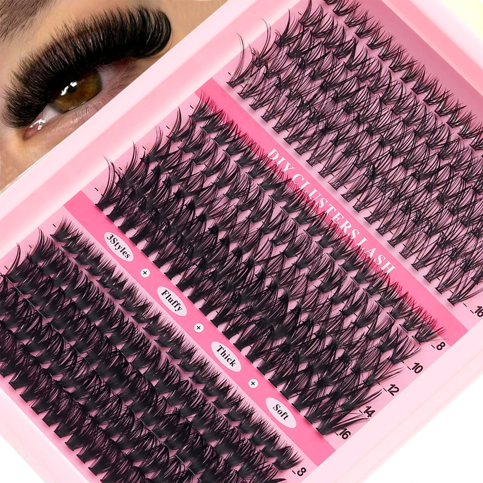 Best-selling Thick-style False Eyelashes 60P
