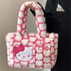 Sac à main en peluche Hello Kitty