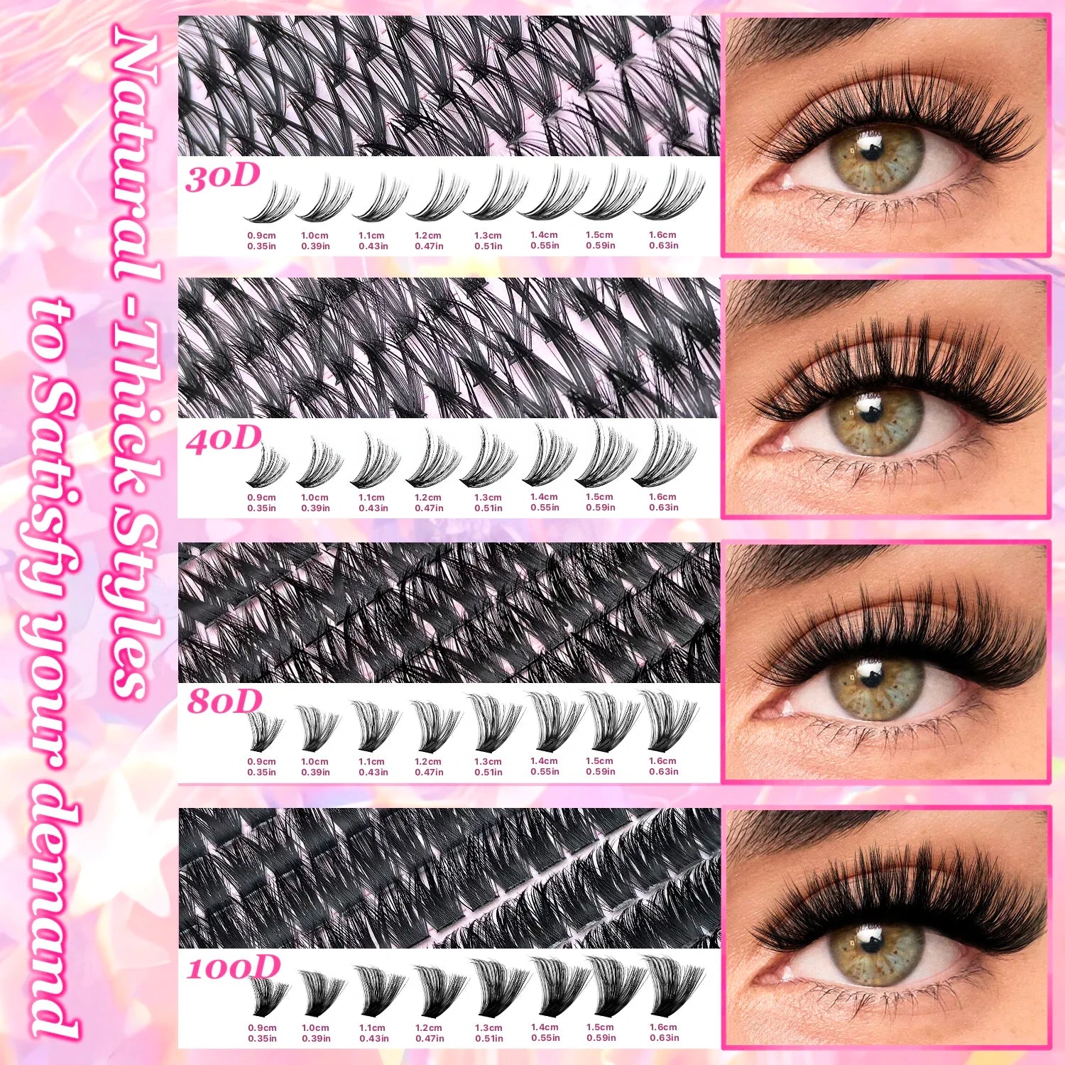 Soft Glam Lash Clusters Kit