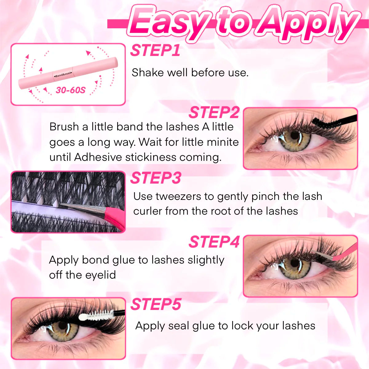 Soft Glam Lash Clusters Kit