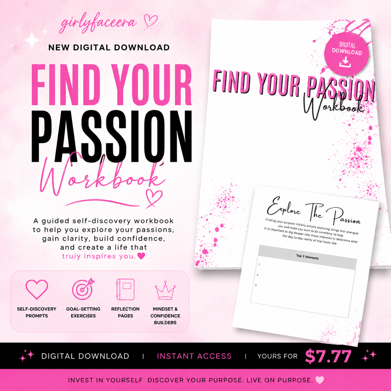 Find Your Passion Digital Workbook📲