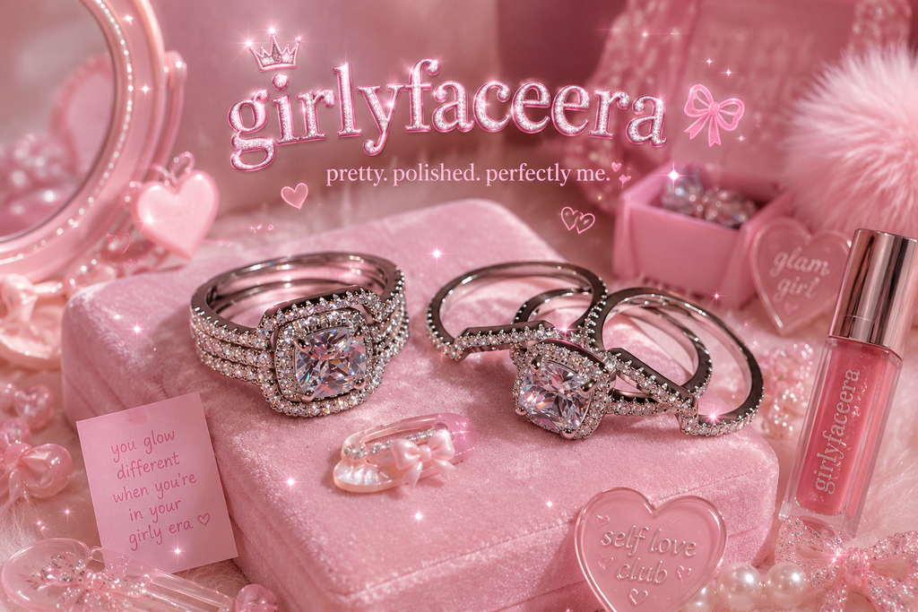 3-Layer Zircon Stone Ring Set