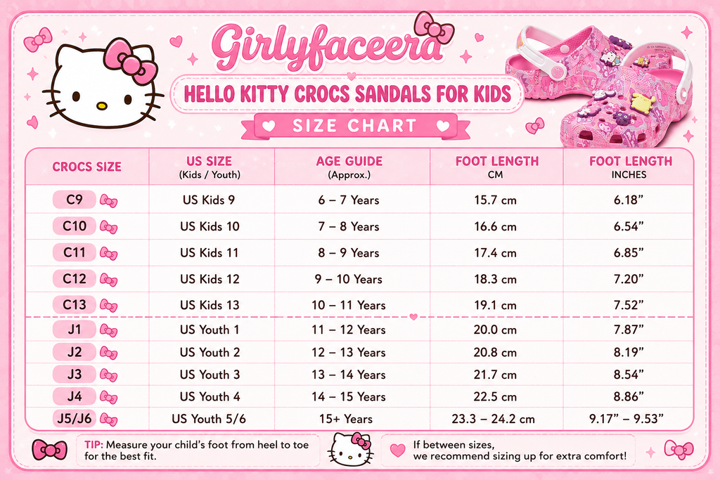 Hello Kitty Crocs for Kids