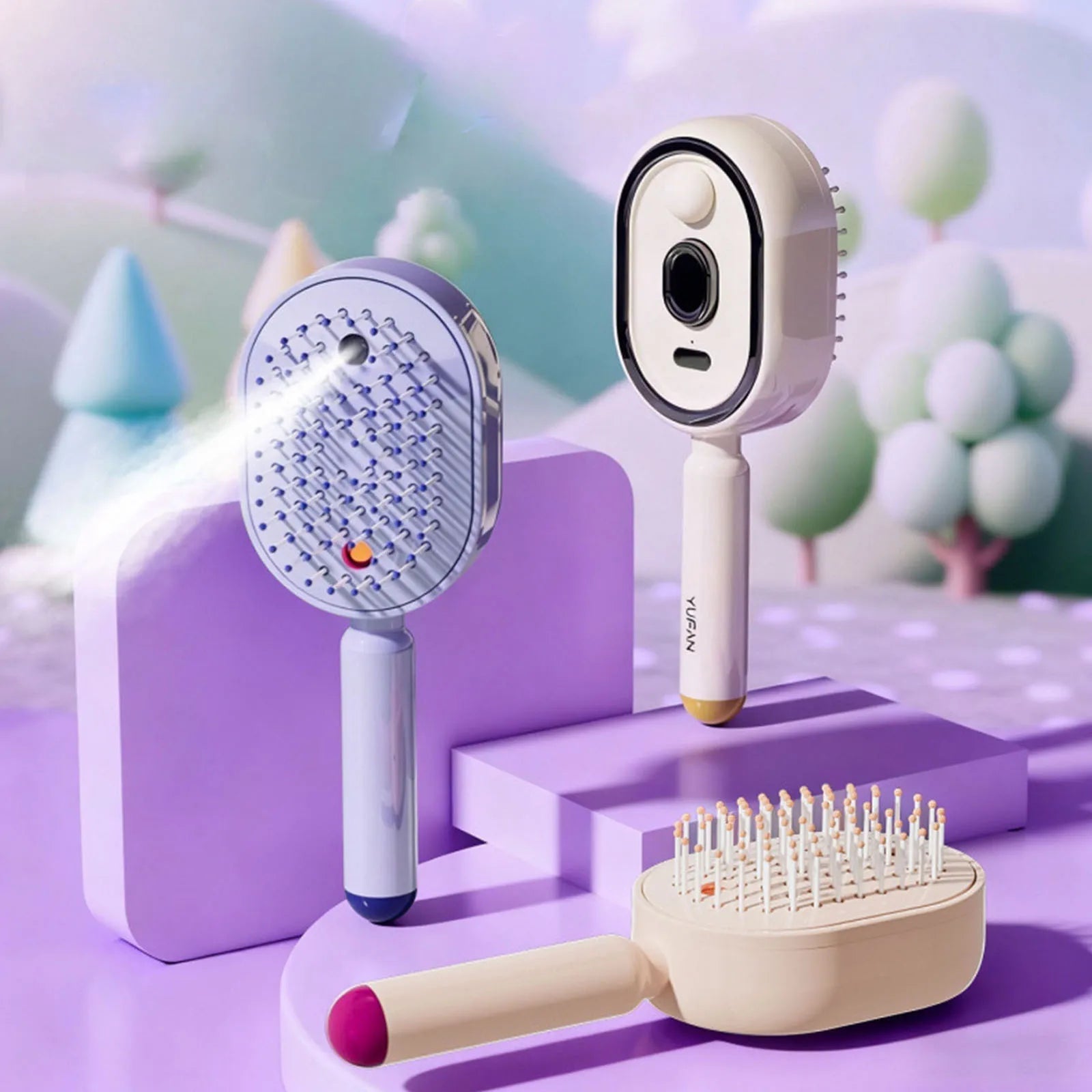 Magic Mist Hairbrush