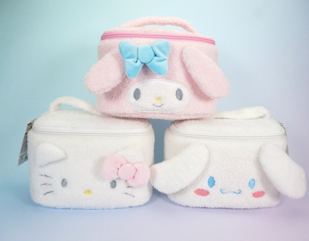 Hello Kitty Cosmetic Bag and Sanrio Pencil Organizer
